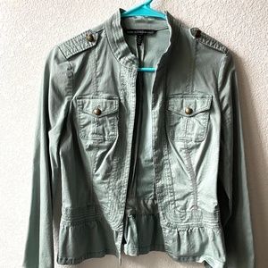 White House Black Market Casual Peplum Jacket